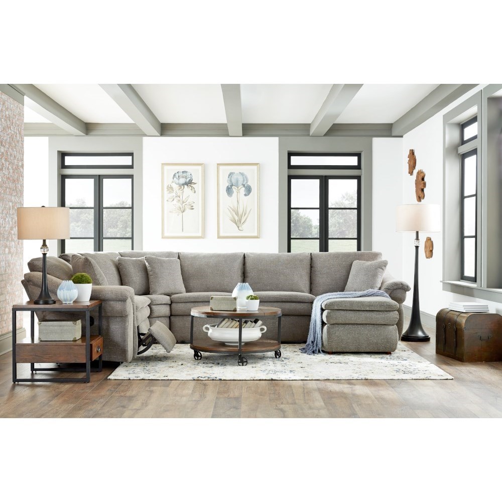 LaZBoy Devon 04Q+4MM+04C+40E420D159752 4Piece Reclining Sectional